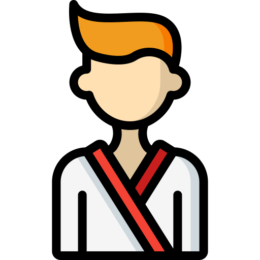 Karate Basic Miscellany Lineal Color icon