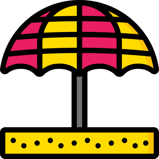 Umbrella Basic Miscellany Lineal Color icon