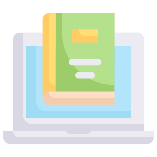 e-boek Generic Flat icoon