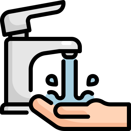 hand waschen Generic Outline Color icon