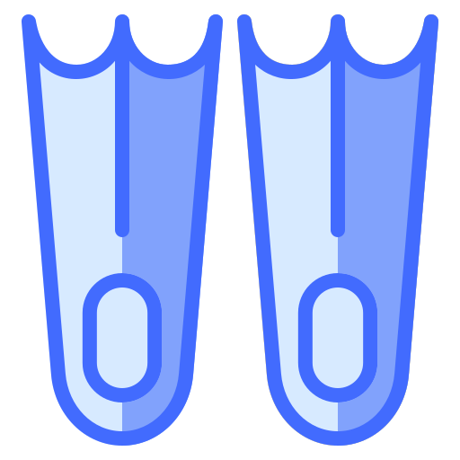 nadadeira Generic Blue Ícone