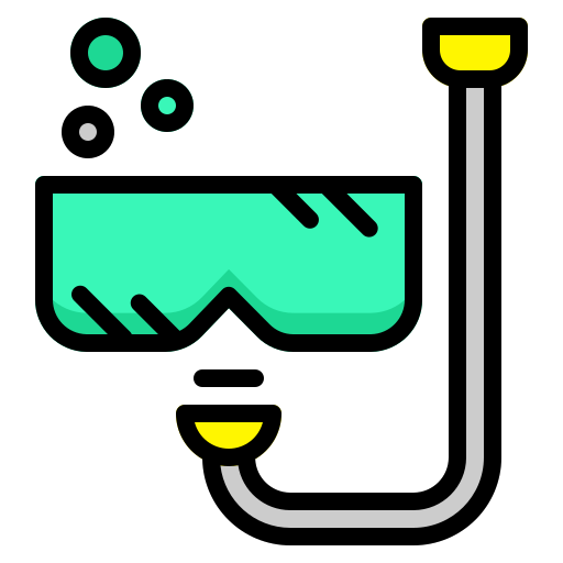 Подводное плавание Generic Outline Color иконка