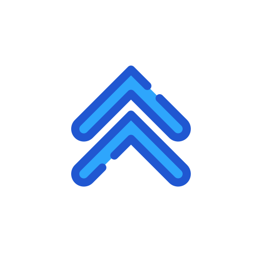 Up arrow Generic Blue icon