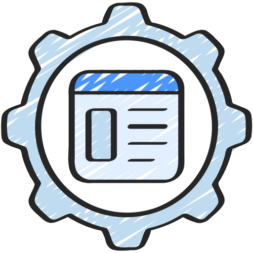 web-management Juicy Fish Sketchy icon