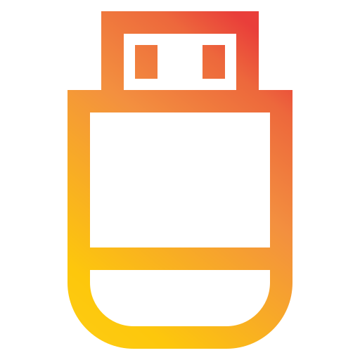 usb Generic Gradient icon