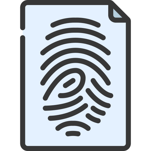 Finger print Juicy Fish Soft-fill icon