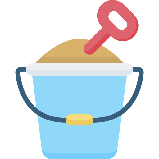 Sand bucket Special Flat icon