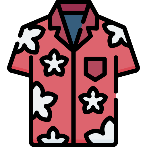 アロハシャツ Special Lineal color icon