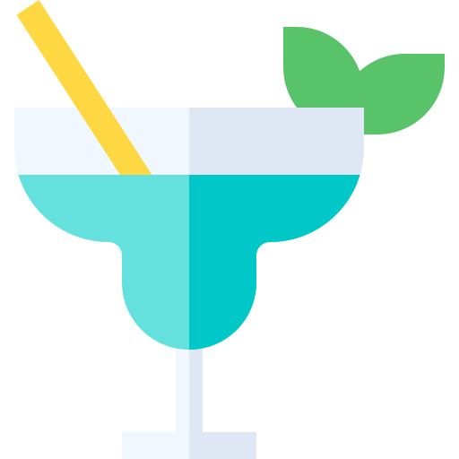 Cocktail Basic Straight Flat icon