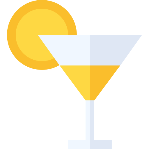 Cocktail Basic Straight Flat icon