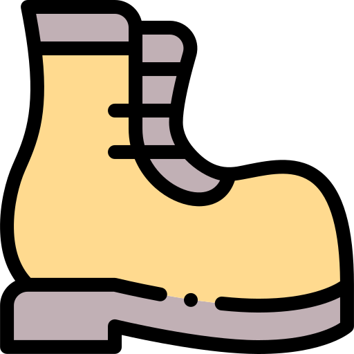 Boot Detailed Rounded Lineal color icon