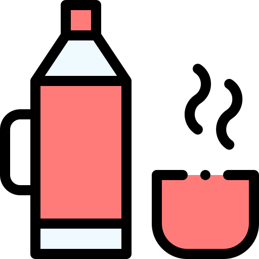 Thermos Detailed Rounded Lineal color icon