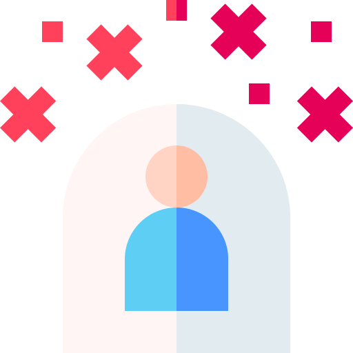Quarantine Basic Straight Flat icon
