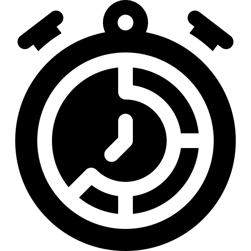 regulator czasowy Basic Rounded Filled ikona