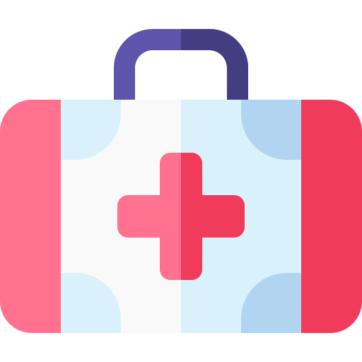 First aid kit Basic Rounded Flat icon