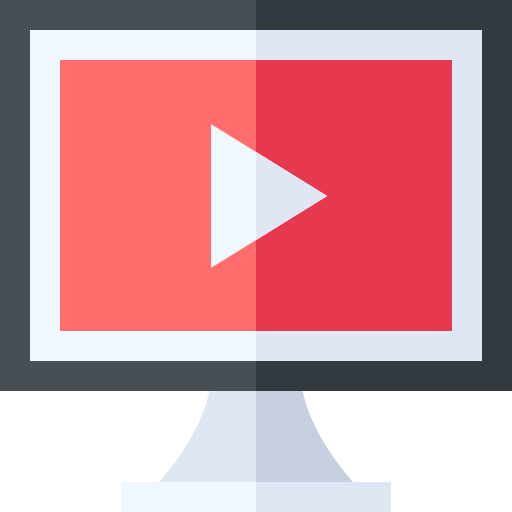 Live streaming Basic Straight Flat icon