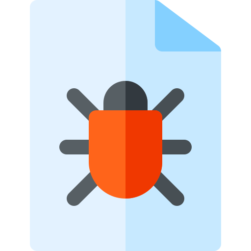 Bug Basic Rounded Flat icon