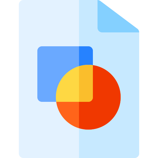 diagramme circulaire Basic Rounded Flat Icône