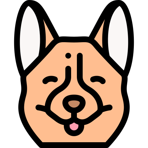 German shepherd Detailed Rounded Lineal color icon