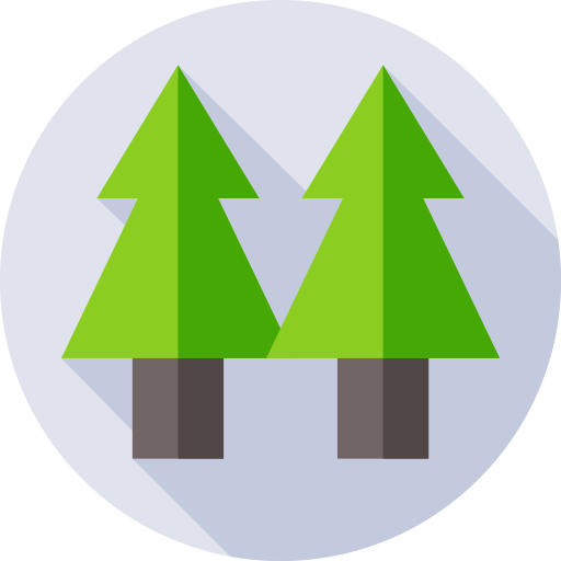 松の木 Flat Circular Flat icon