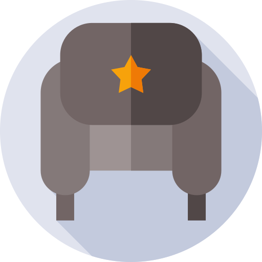 러시아 모자 Flat Circular Flat icon
