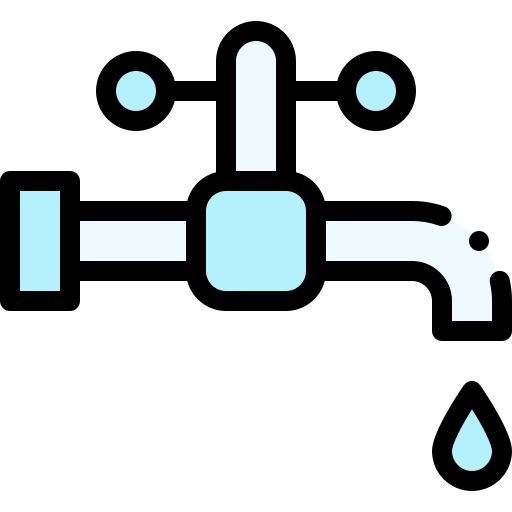 Économiser l'eau Detailed Rounded Lineal color Icône
