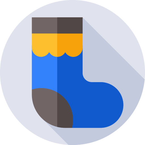 Socks Flat Circular Flat icon