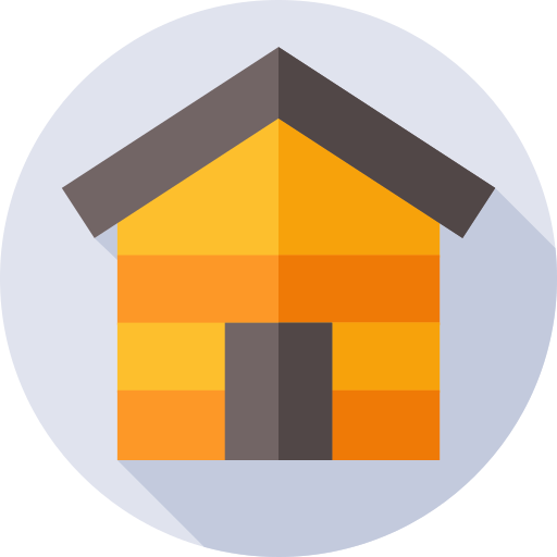 holzhaus Flat Circular Flat icon