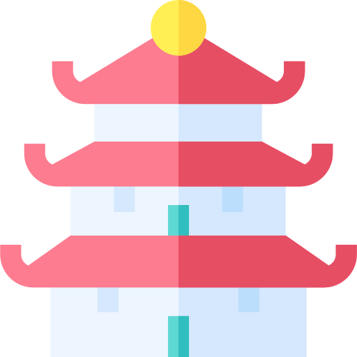 pagode Basic Straight Flat icon