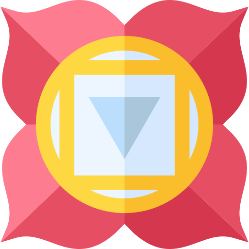 chakra Basic Straight Flat icon