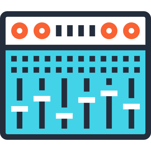 Levels Maxim Flat Two Tone Linear colors icon