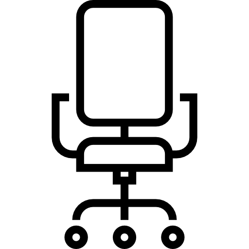 chaise de bureau Maxim Flat Lineal Icône