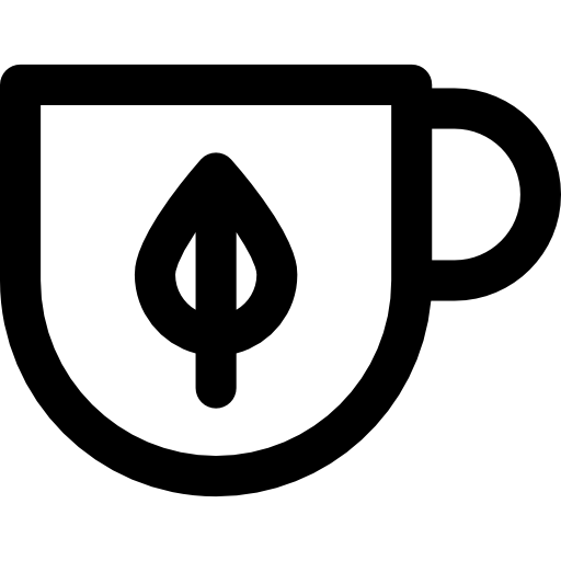 taza de te Basic Rounded Lineal icono