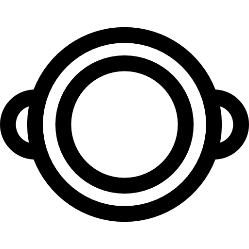paella Basic Rounded Lineal icono