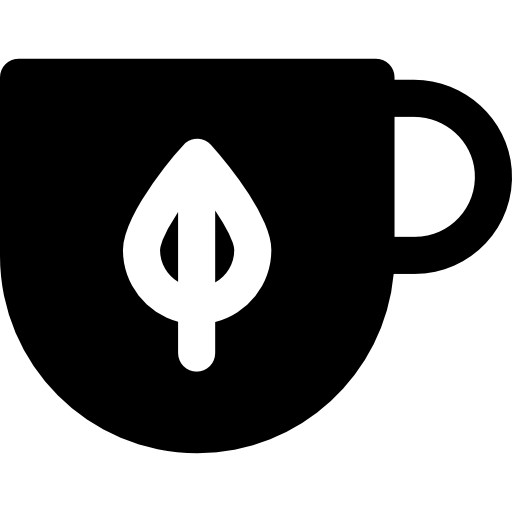 Чашка чая Basic Rounded Filled иконка