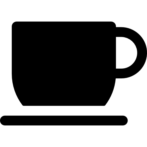 taza de te Basic Rounded Filled icono
