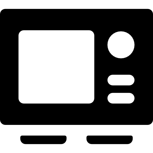 Microwave oven Basic Rounded Filled icon