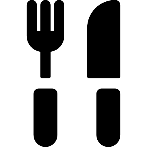 Cutlery Basic Rounded Filled icon