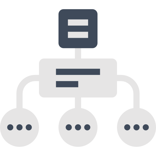 hierarchische struktur Maxim Basinski Premium Flat icon