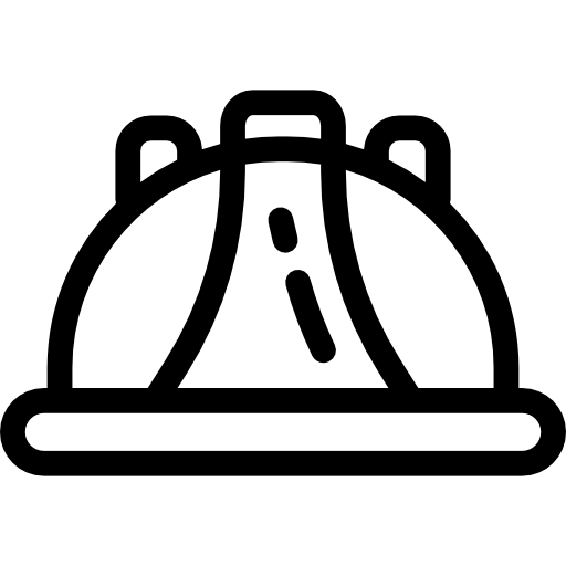Helmet Detailed Rounded Lineal icon