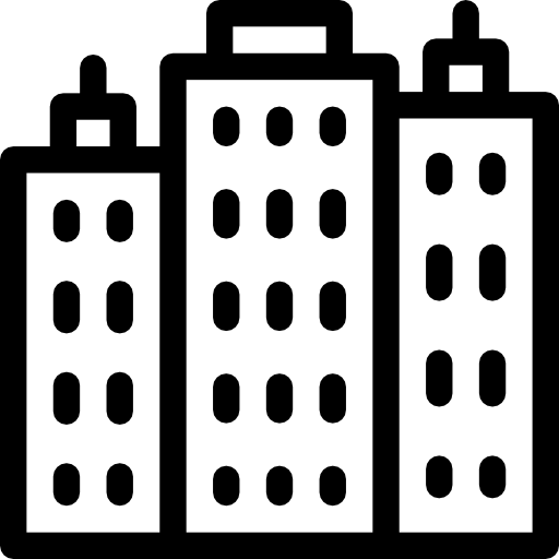 Building Detailed Rounded Lineal icon