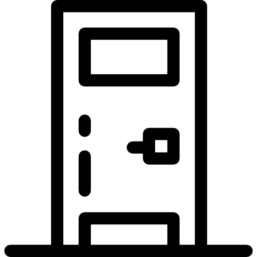 Door Detailed Rounded Lineal icon