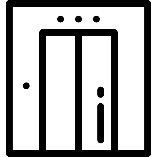 lift Detailed Rounded Lineal icoon