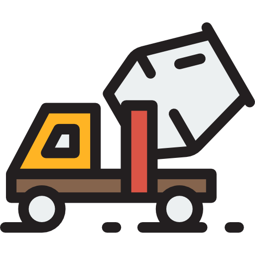Concrete mixer Detailed Rounded Lineal color icon