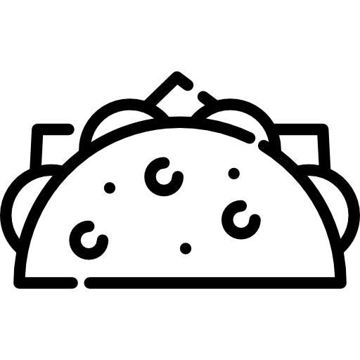 taco Special Lineal Ícone