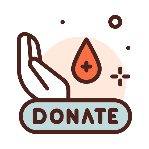 donación de sangre Darius Dan Lineal Color icono