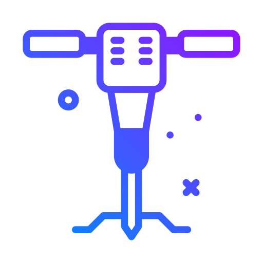 presslufthammer Generic Gradient icon