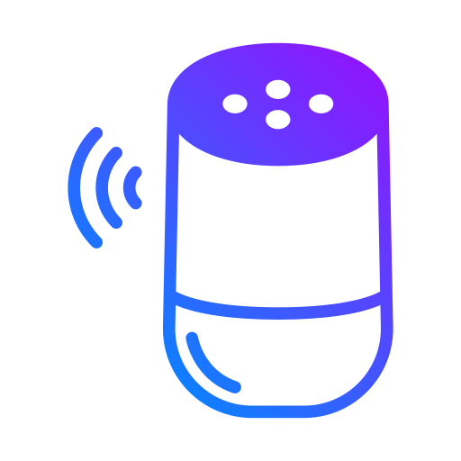 Voice assistant Generic Gradient icon