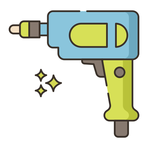 Drill Flaticons Lineal Color icon