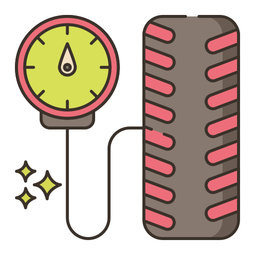Pressure gauge Flaticons Lineal Color icon